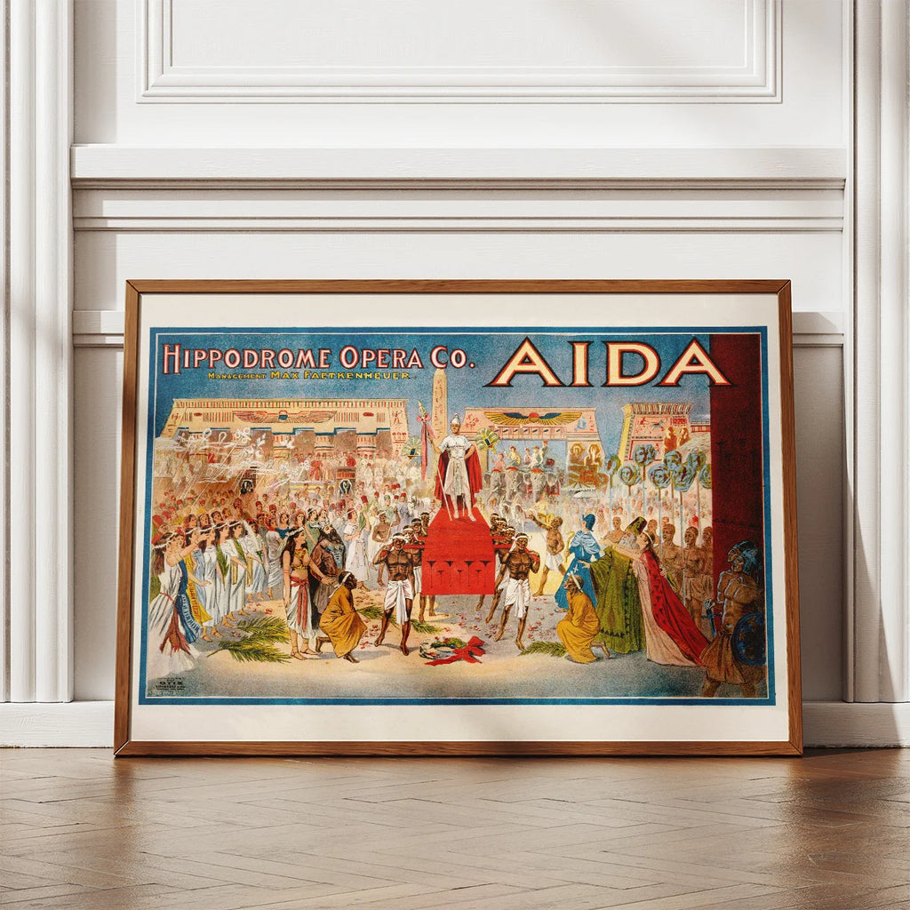 Aida 1908 - Historisk operaplakat – billede 2