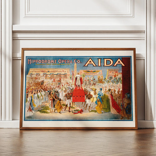Aida 1908 - Historisk operaplakat – billede 2