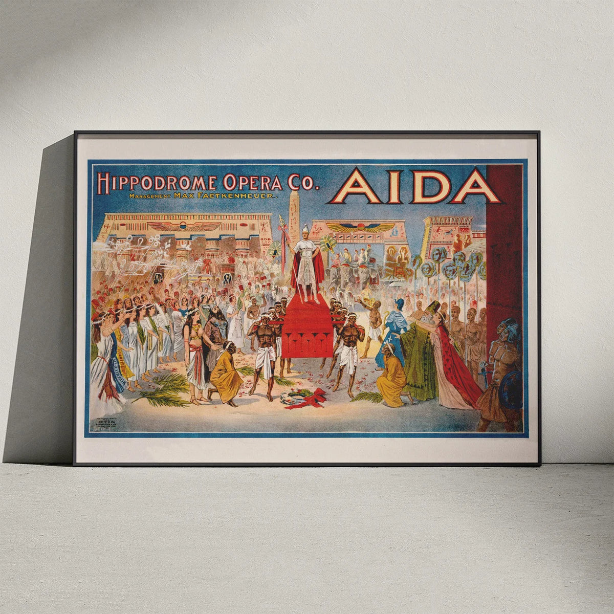 Aida 1908 - Historisk operaplakat – billede 3