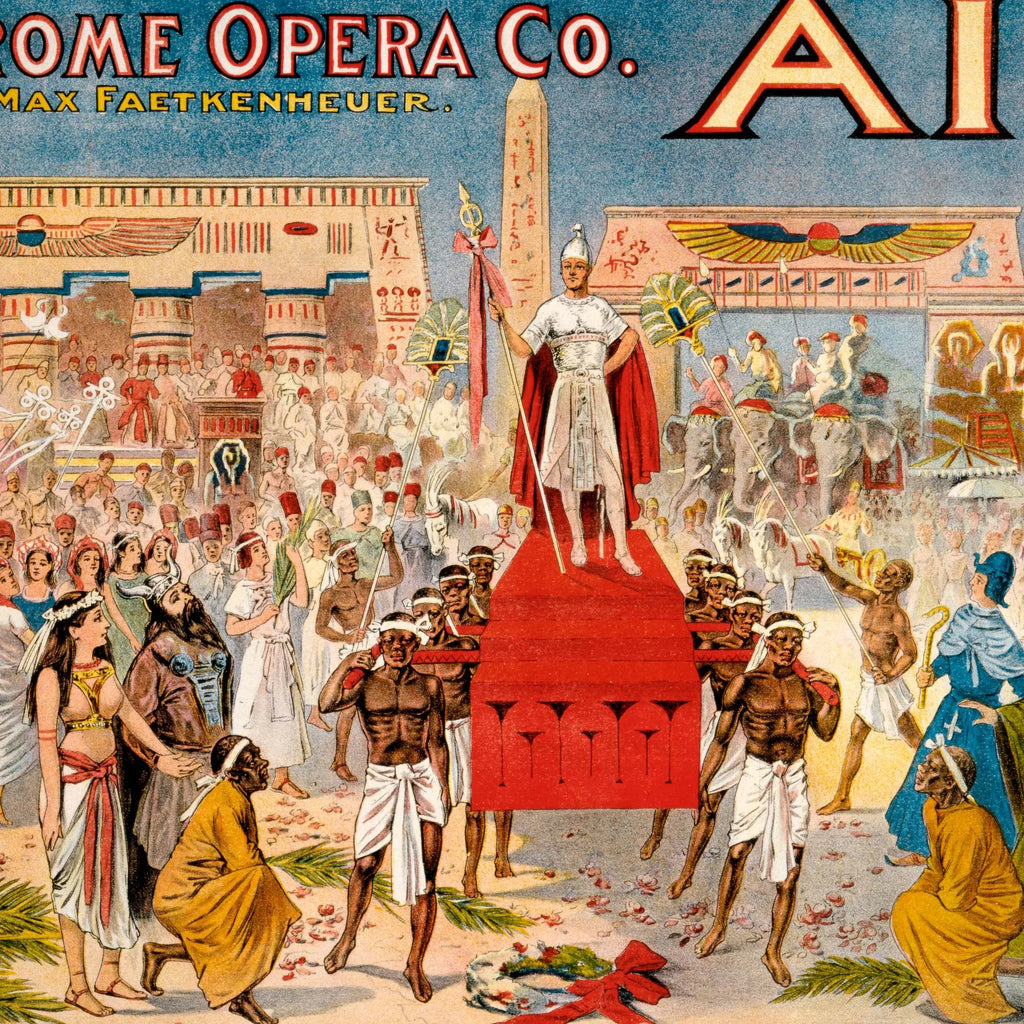 Aida 1908 - Historisk operaplakat – billede 4