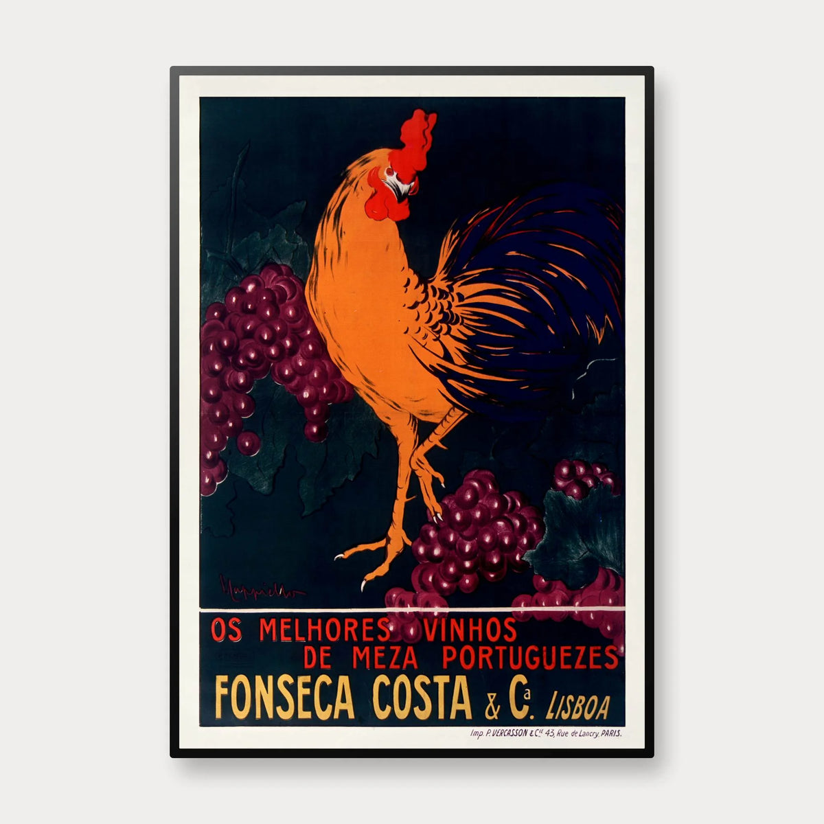 Fonseca Costa 1908 - Portugisisk vinreklame – billede 1