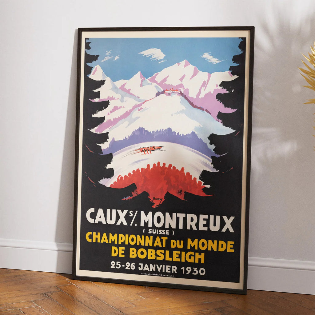 Caux ved Montreux 1930 - VM i bobslæde – billede 2