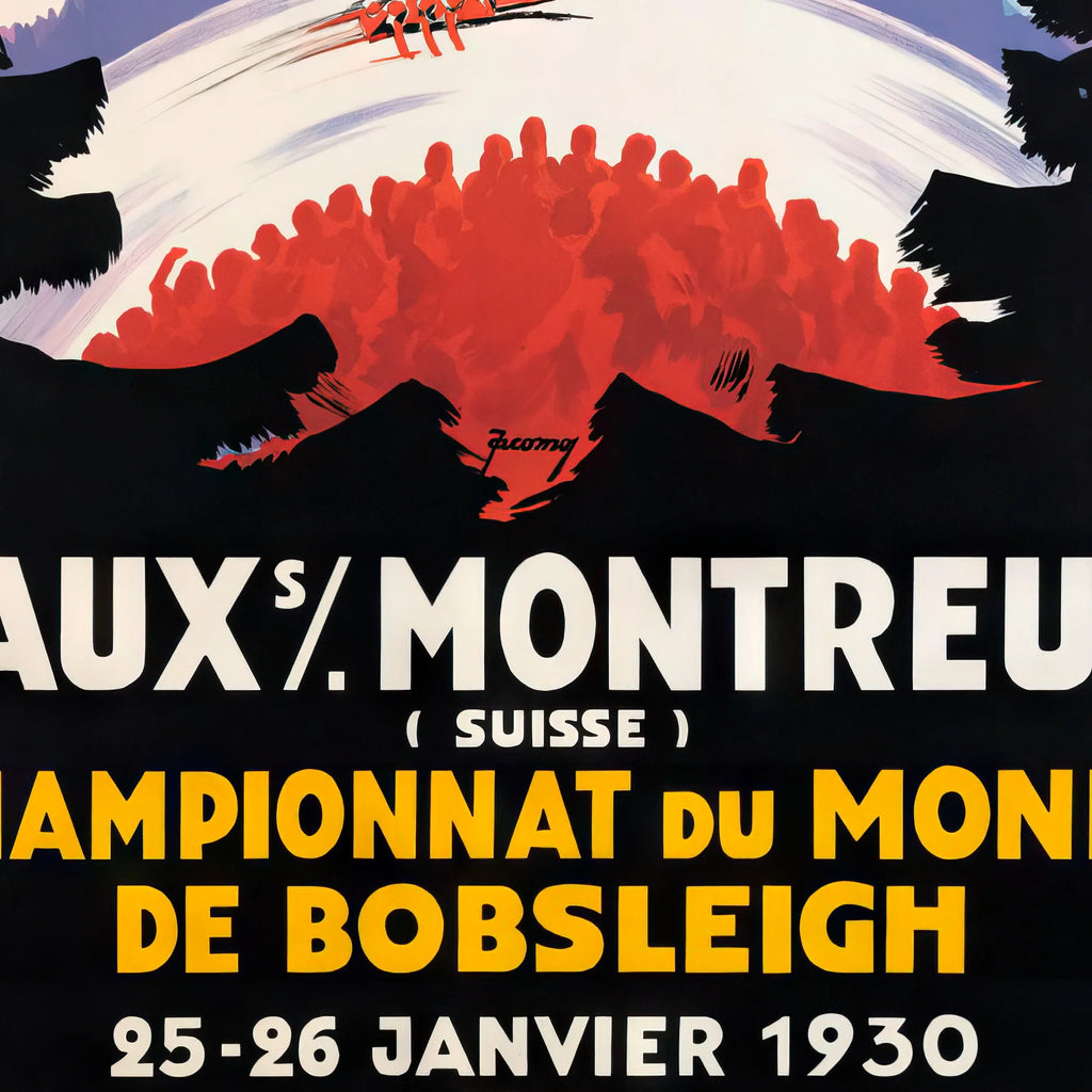Caux ved Montreux 1930 - VM i bobslæde – billede 4