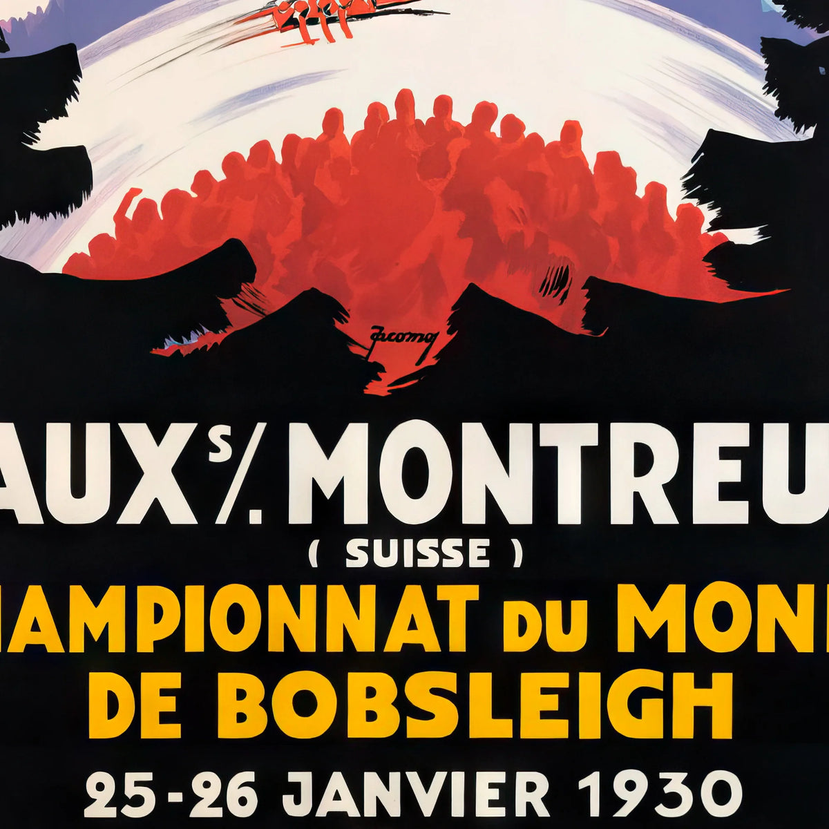 Caux ved Montreux 1930 - VM i bobslæde – billede 4