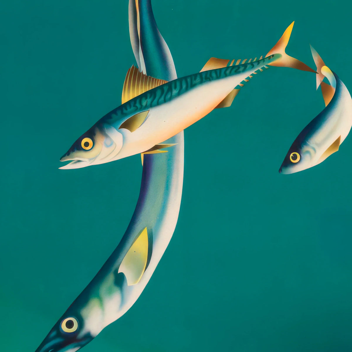 Tre billige fisk 1938 - Dansk reklameplakat - 35×50 cm – billede 4