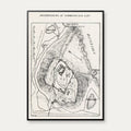 Hammershus Slot 1879 - Grundtegning – billede 1