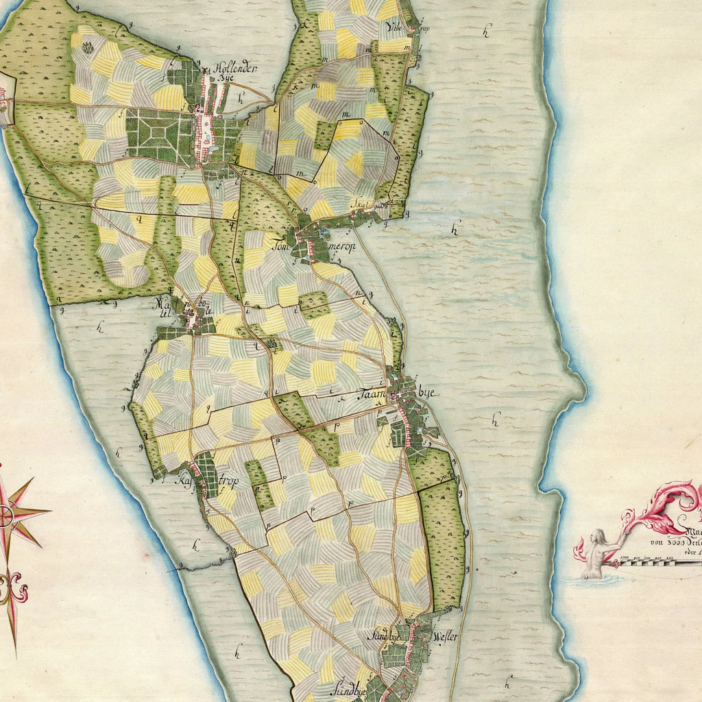 Amager 1745 - Historisk kort af Torben Knorr – billede 4