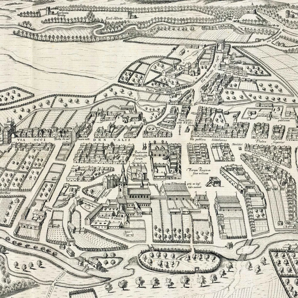 Odense 1593 - Historisk byprospekt i udgave fra 1862 – billede 4