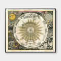 Solsystemet 1714–1725 - Johann Baptist Homann - 70×60 cm – billede 1