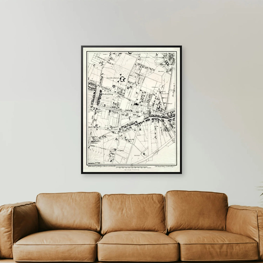 København og omegn 1860 - L. Both, blad 1 - 55×70 cm – billede 2