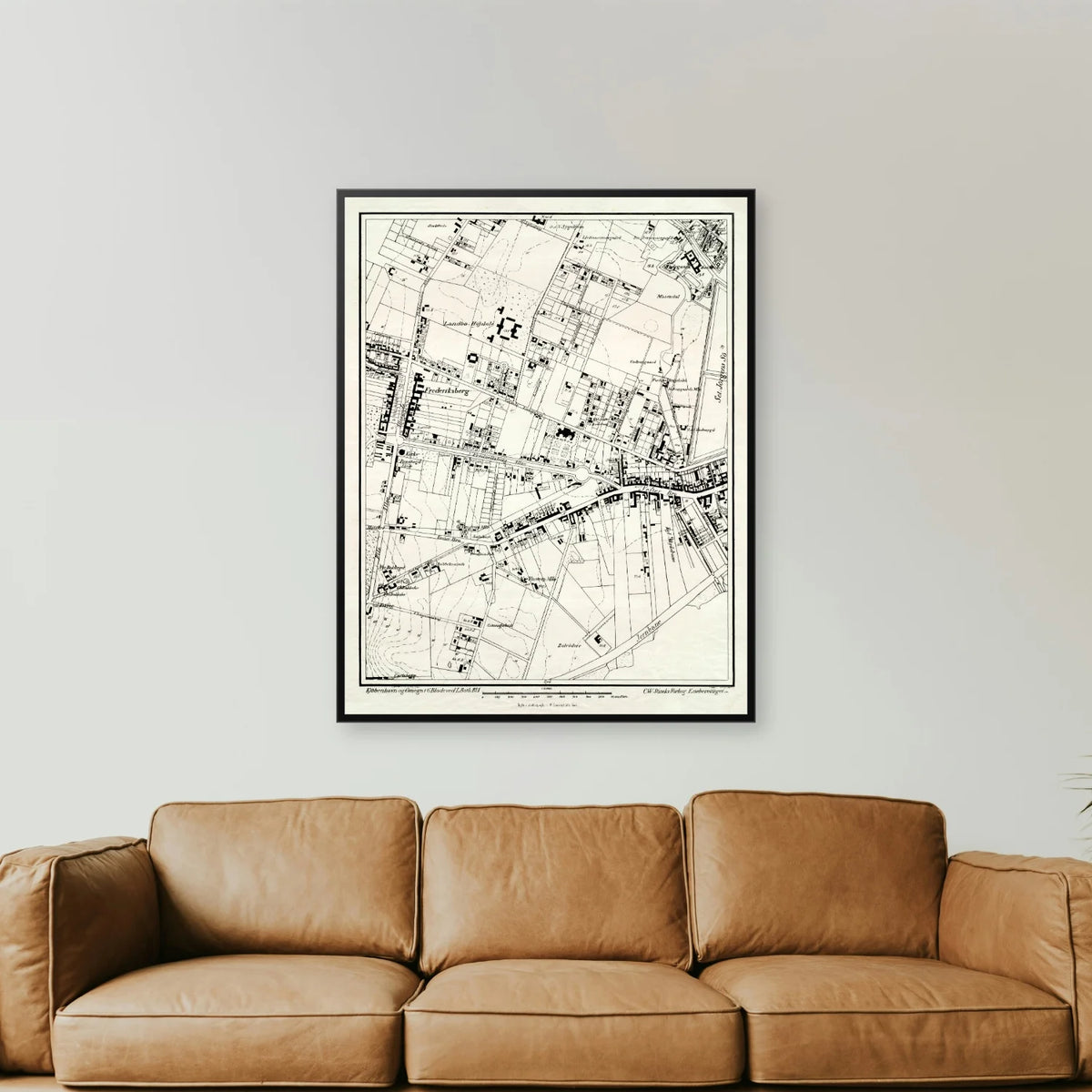 København og omegn 1860 - L. Both, blad 1 - 55×70 cm – billede 2