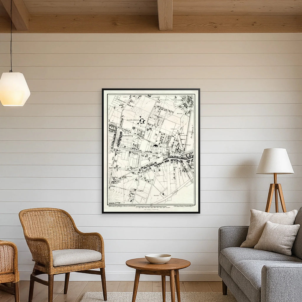 København og omegn 1860 - L. Both, blad 1 - 55×70 cm – billede 3