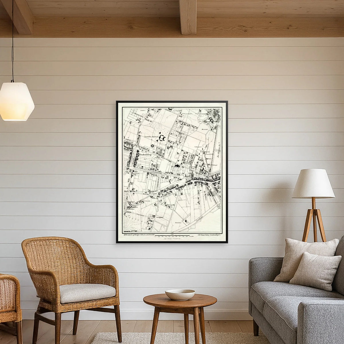 København og omegn 1860 - L. Both, blad 1 - 55×70 cm – billede 3