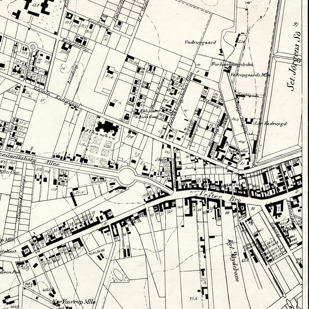 København og omegn 1860 - L. Both, blad 1 - 55×70 cm – billede 4