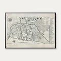 Aalborg 1768 - Historisk bykort – billede 1