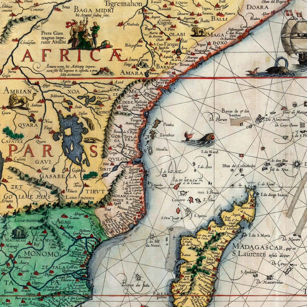 Østafrika og Madagaskar - Historisk kystkort – billede 4