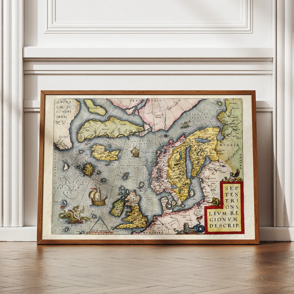 Norden 1570–1584 - Abraham Ortelius – billede 2
