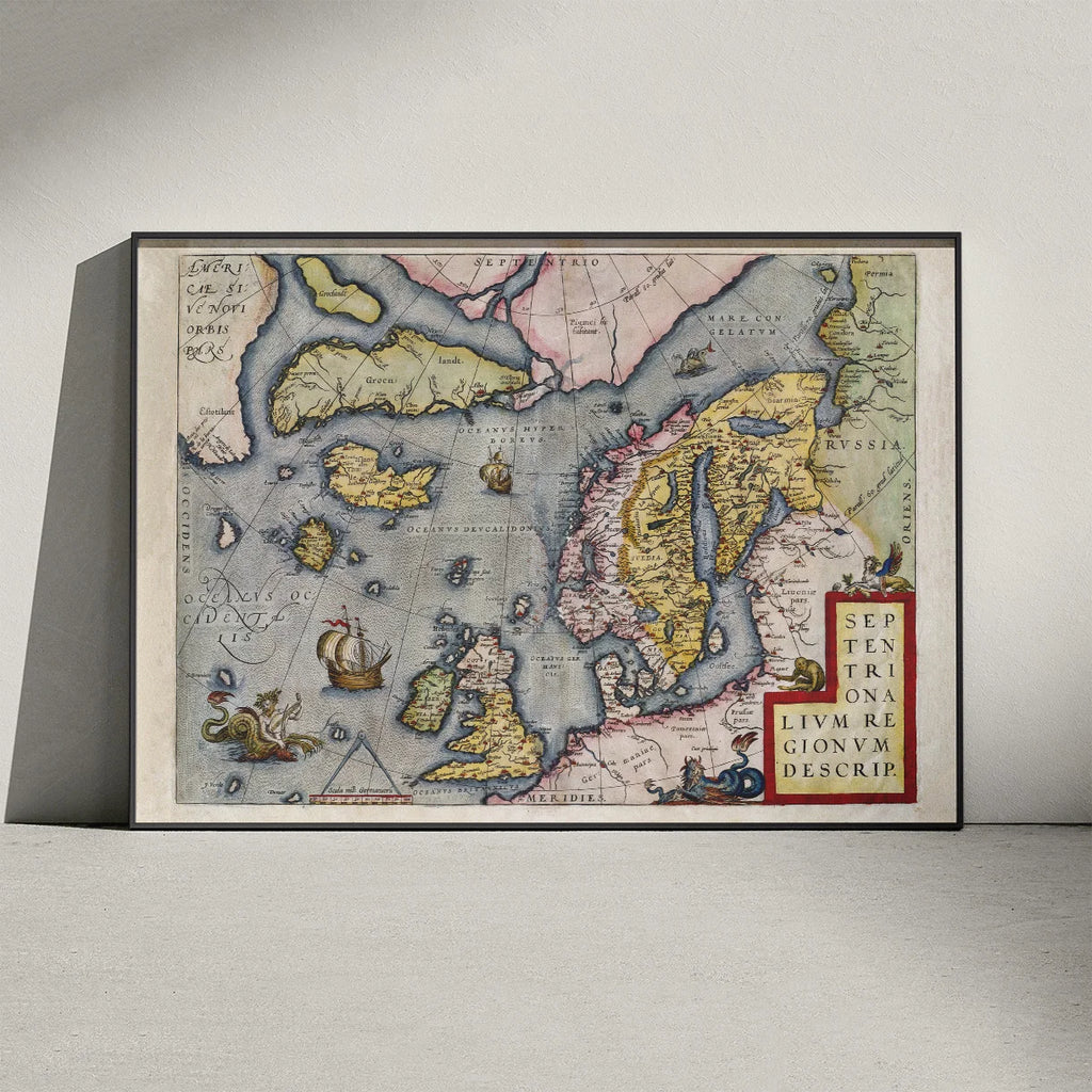 Norden 1570–1584 - Abraham Ortelius – billede 3