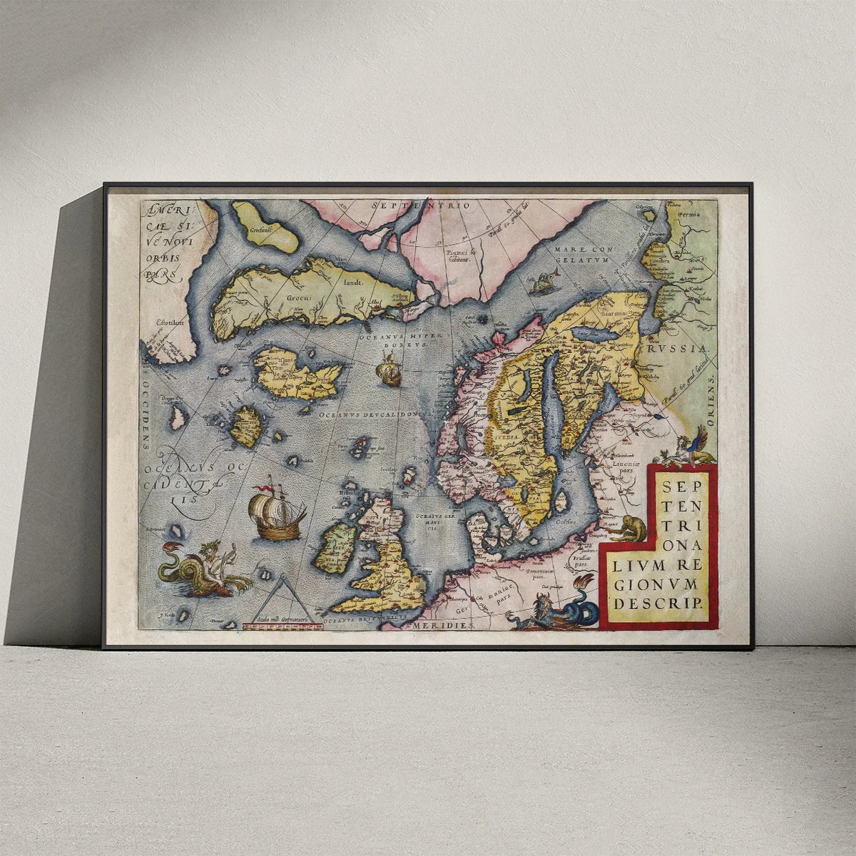 Norden 1570–1584 - Abraham Ortelius – billede 3