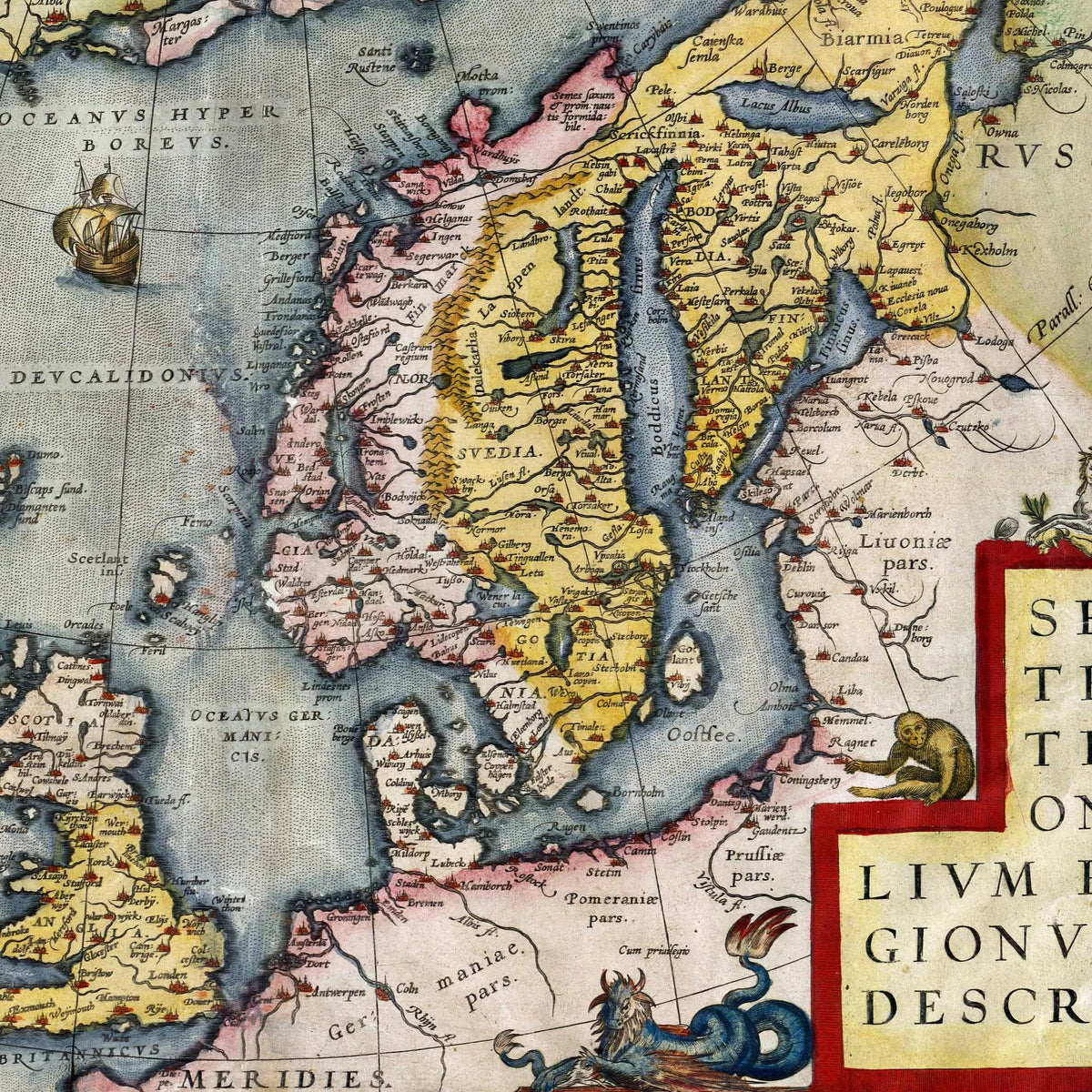 Norden 1570–1584 - Abraham Ortelius – billede 4
