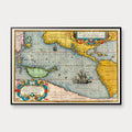 Stillehavet 1589 - Maris Pacifici af Ortelius – billede 1