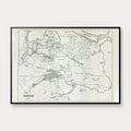 Odense 1717 - Historisk bykort i udgave fra 1862 – billede 1