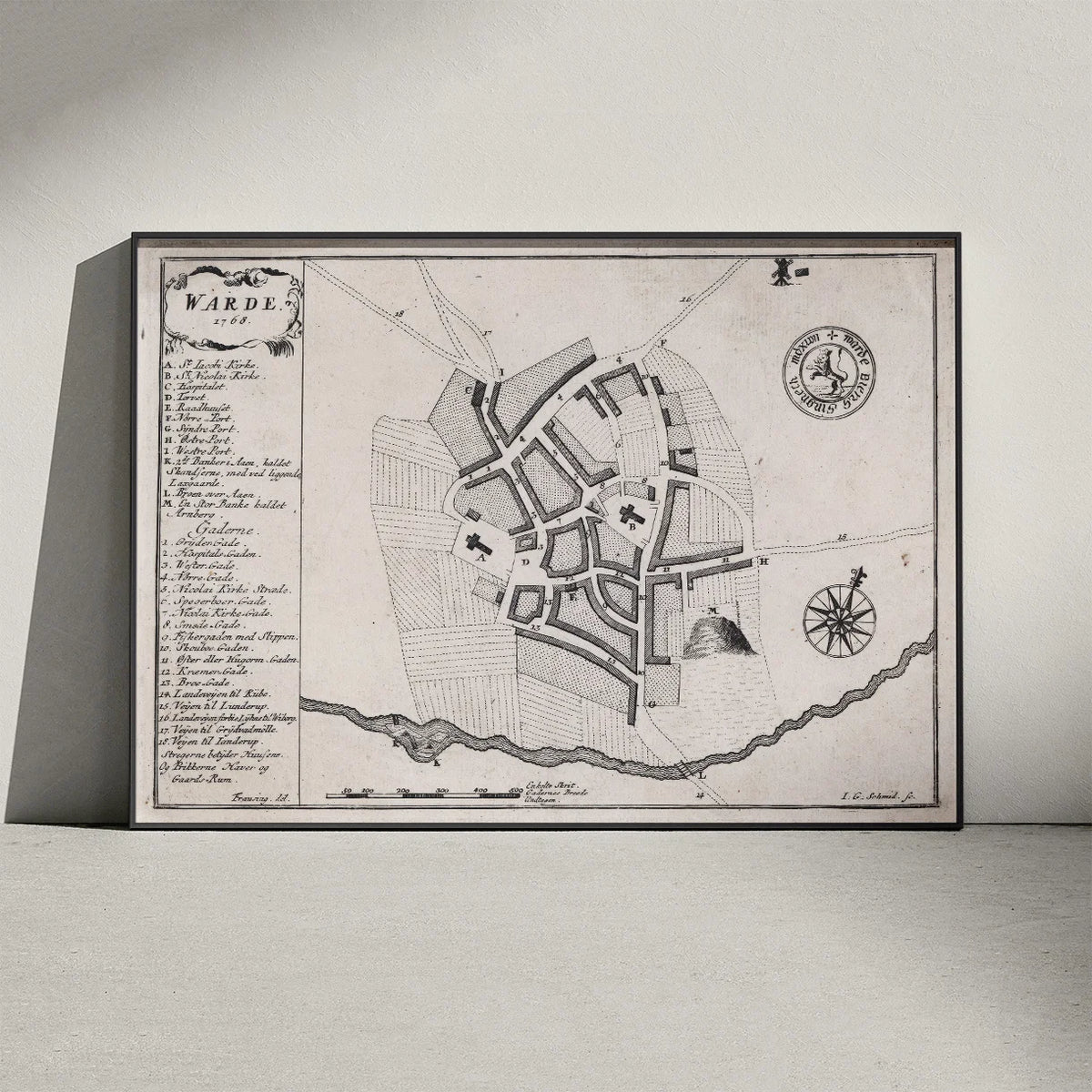 Varde 1768 - Historisk bykort – billede 3