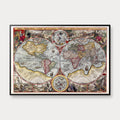 Verdenskort 1594 - Petrus Plancius – billede 1