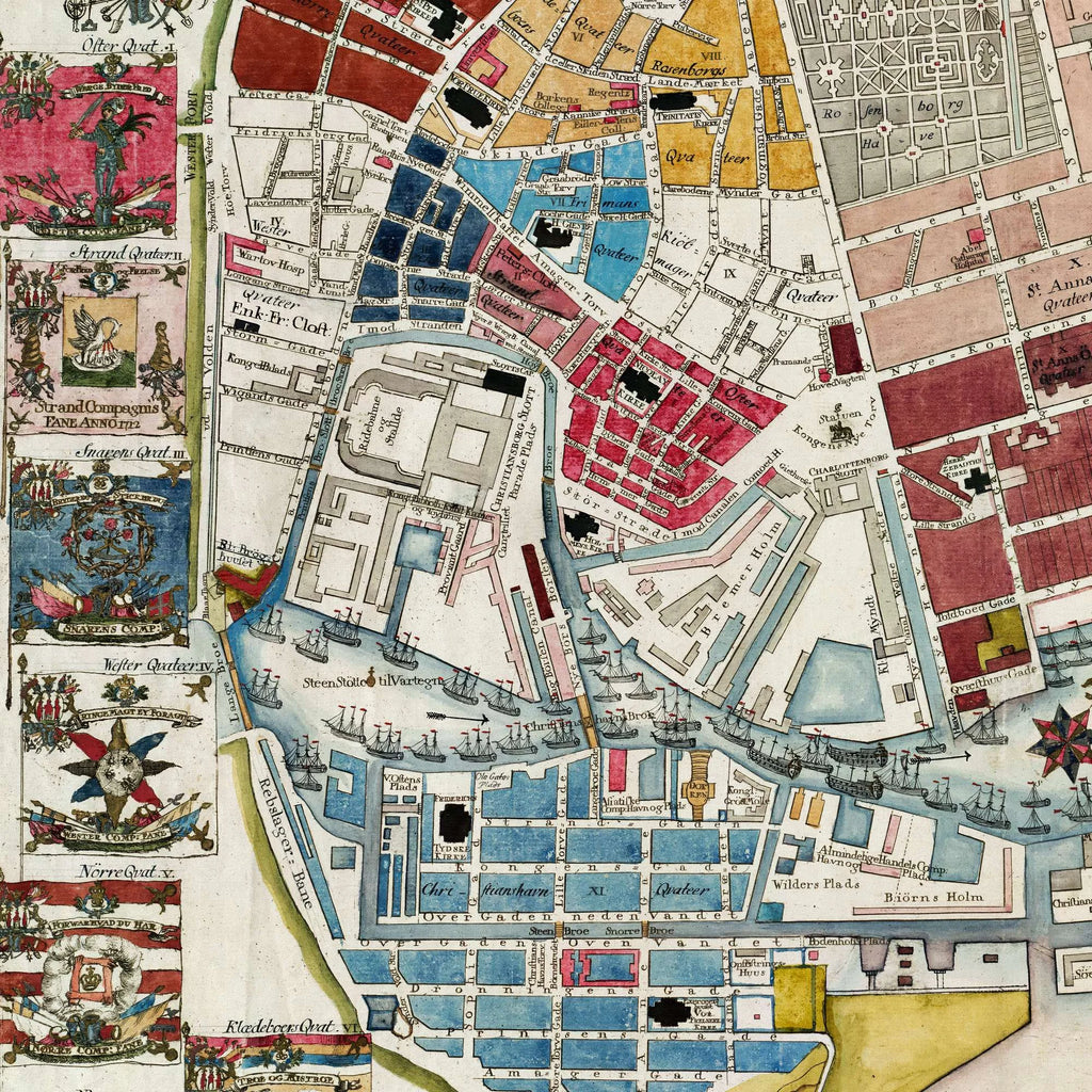 København 1769 - Carte over Den Kongelige Residensstad – billede 4
