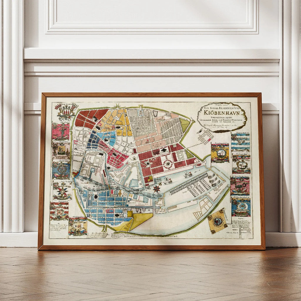 København 1769 - Carte over Den Kongelige Residensstad – billede 2