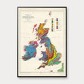 De Britiske Øer - Historisk geologisk kort – billede 1