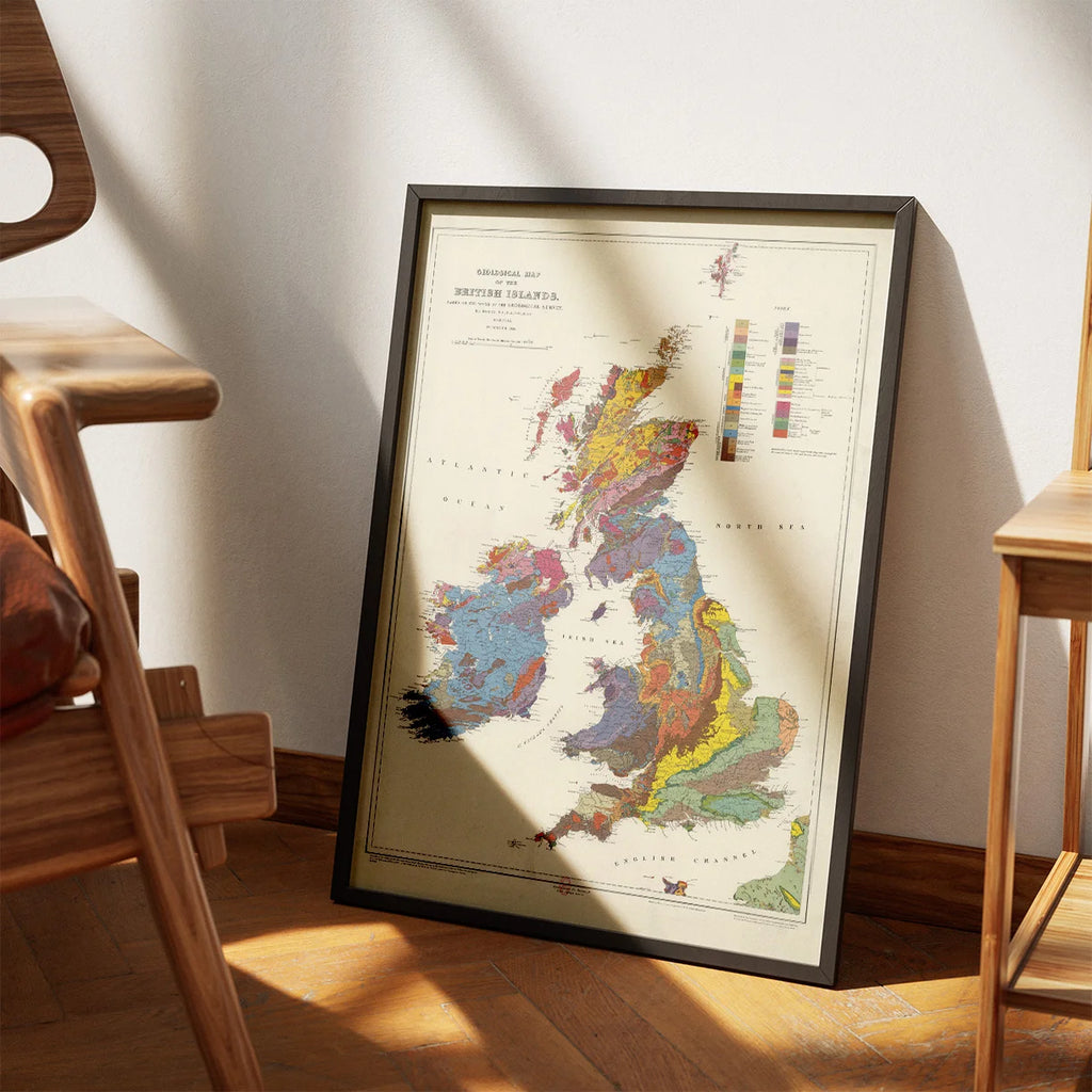 De Britiske Øer - Historisk geologisk kort – billede 3