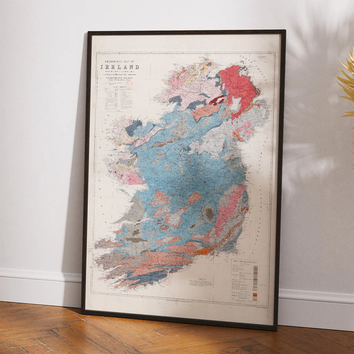 Irland 1878 - Edward Hulls geologiske kort – billede 2
