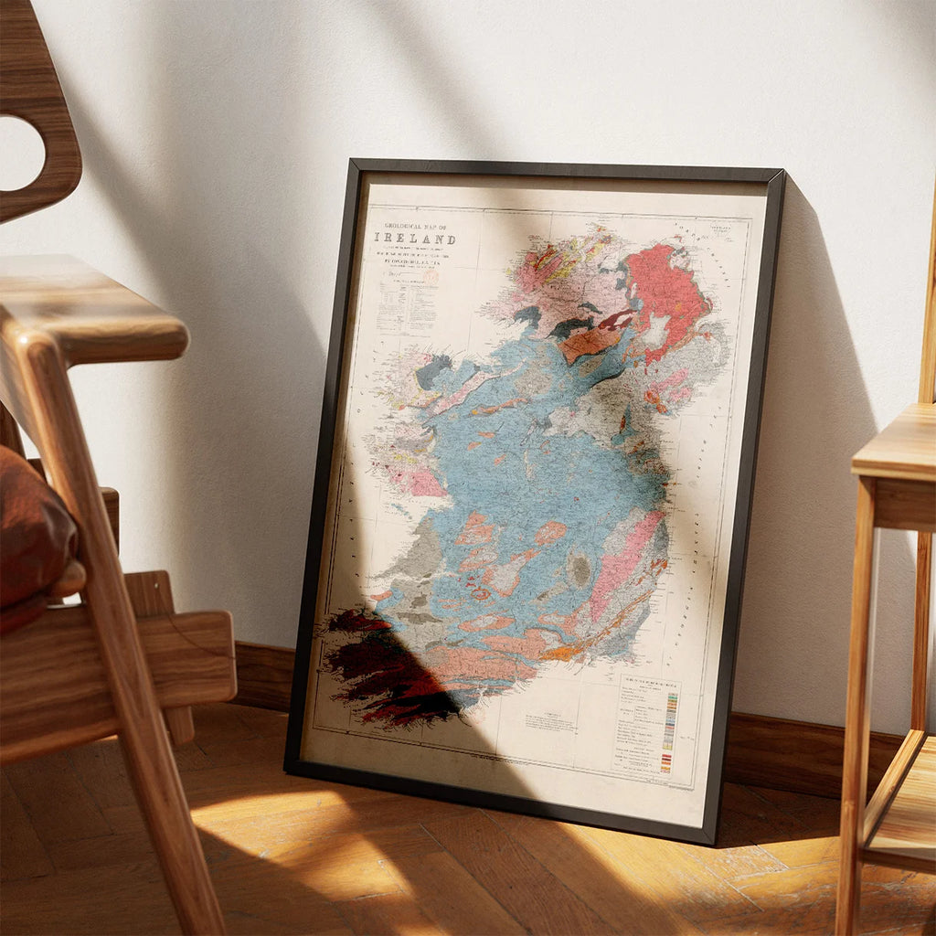 Irland 1878 - Edward Hulls geologiske kort – billede 3