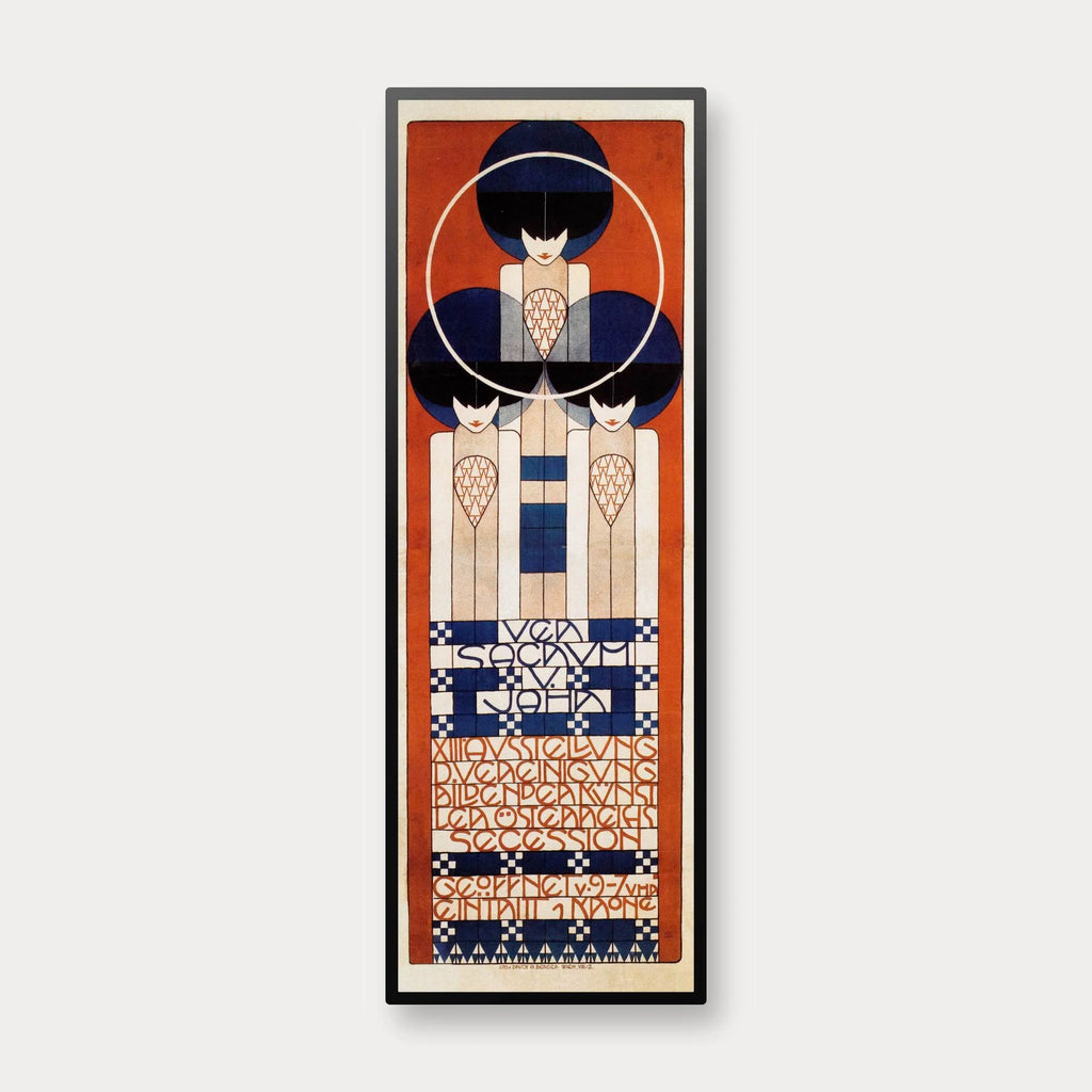 Wiener Secession 1902 - Koloman Moser - 35×100 cm – billede 1