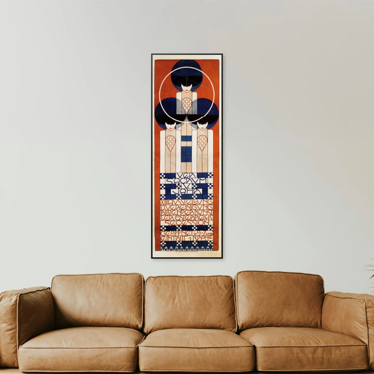 Wiener Secession 1902 - Koloman Moser - 35×100 cm – billede 2