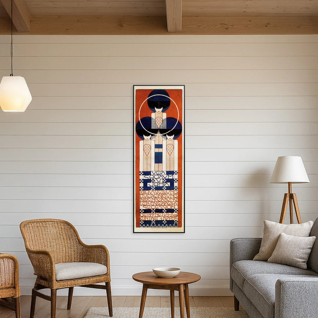 Wiener Secession 1902 - Koloman Moser - 35×100 cm – billede 3