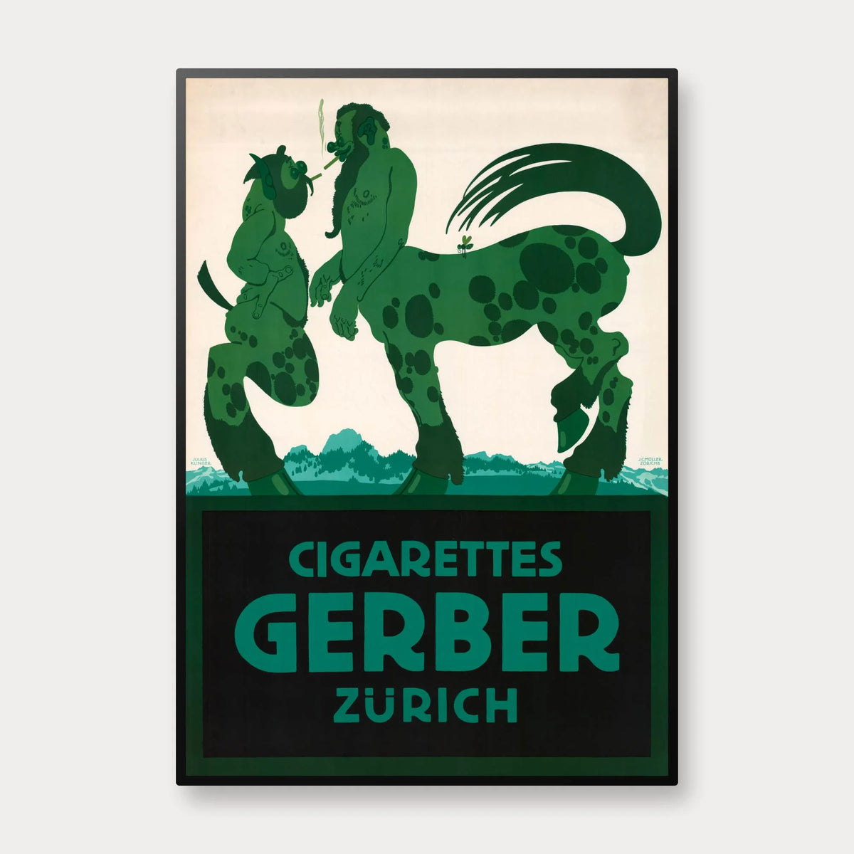 Cigarettes Gerber 1908 - Julius Klinger – billede 1