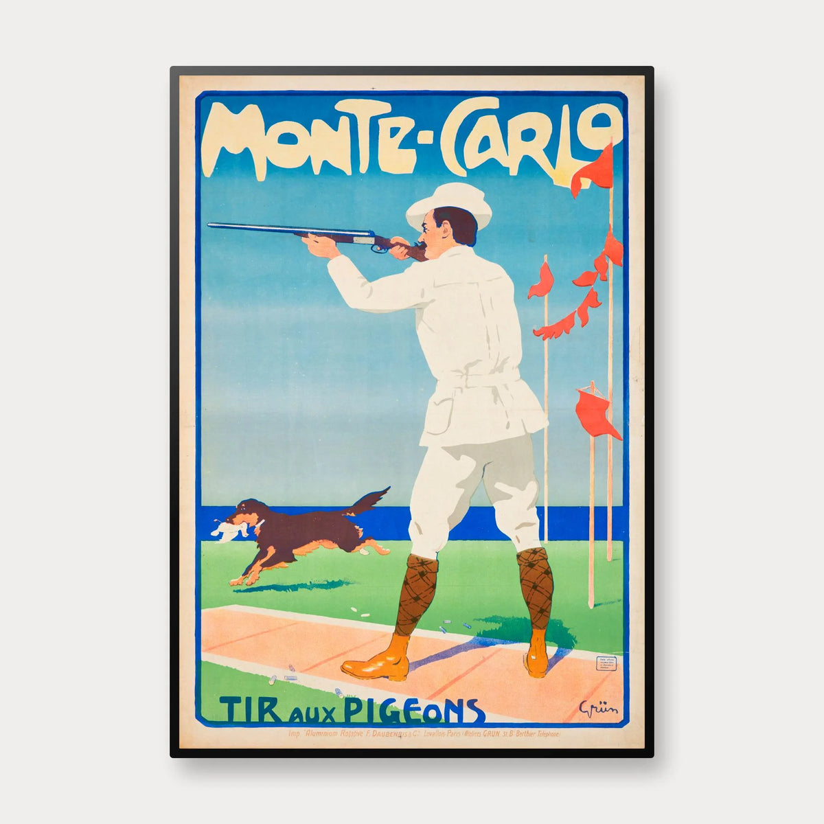 Monte-Carlo 1905 - Tir aux pigeons – billede 1