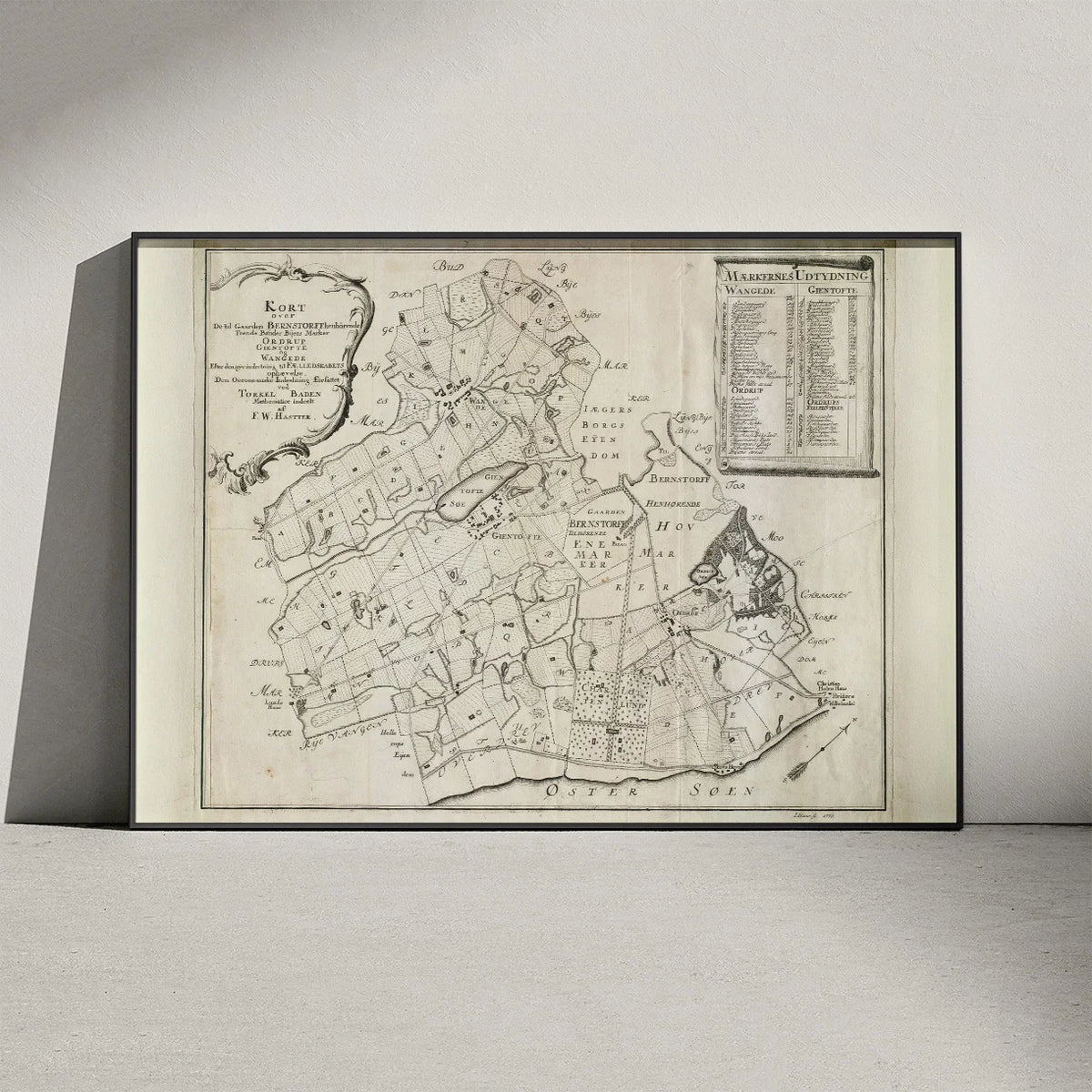 Gentofte og Vangede 1770 - Bøndergårde og skove – billede 3
