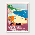 Antibes ca. 1928 - Roger Broders - 55×70 cm – billede 1
