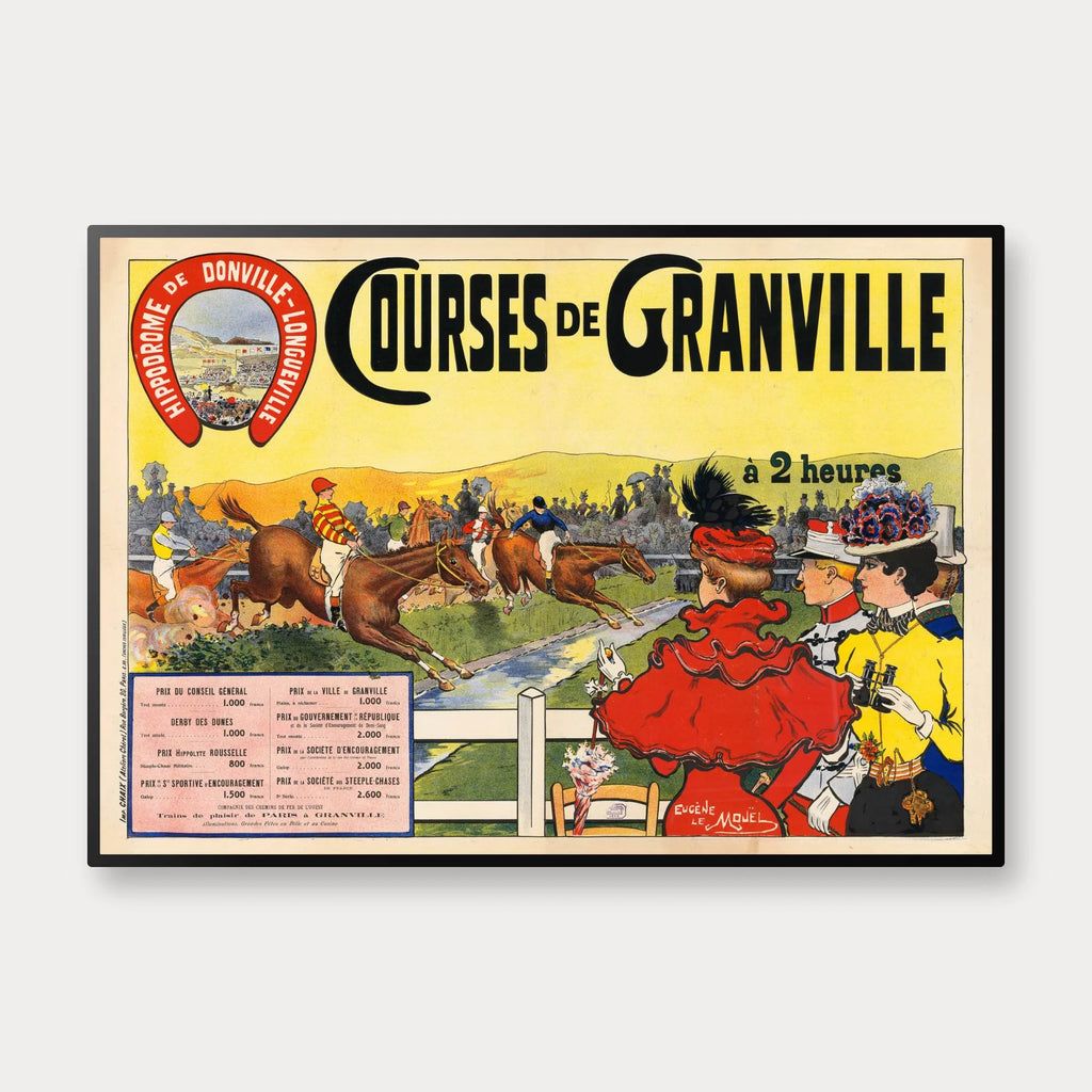 Granville 1899 - Historisk hestevæddeløbsplakat – billede 1