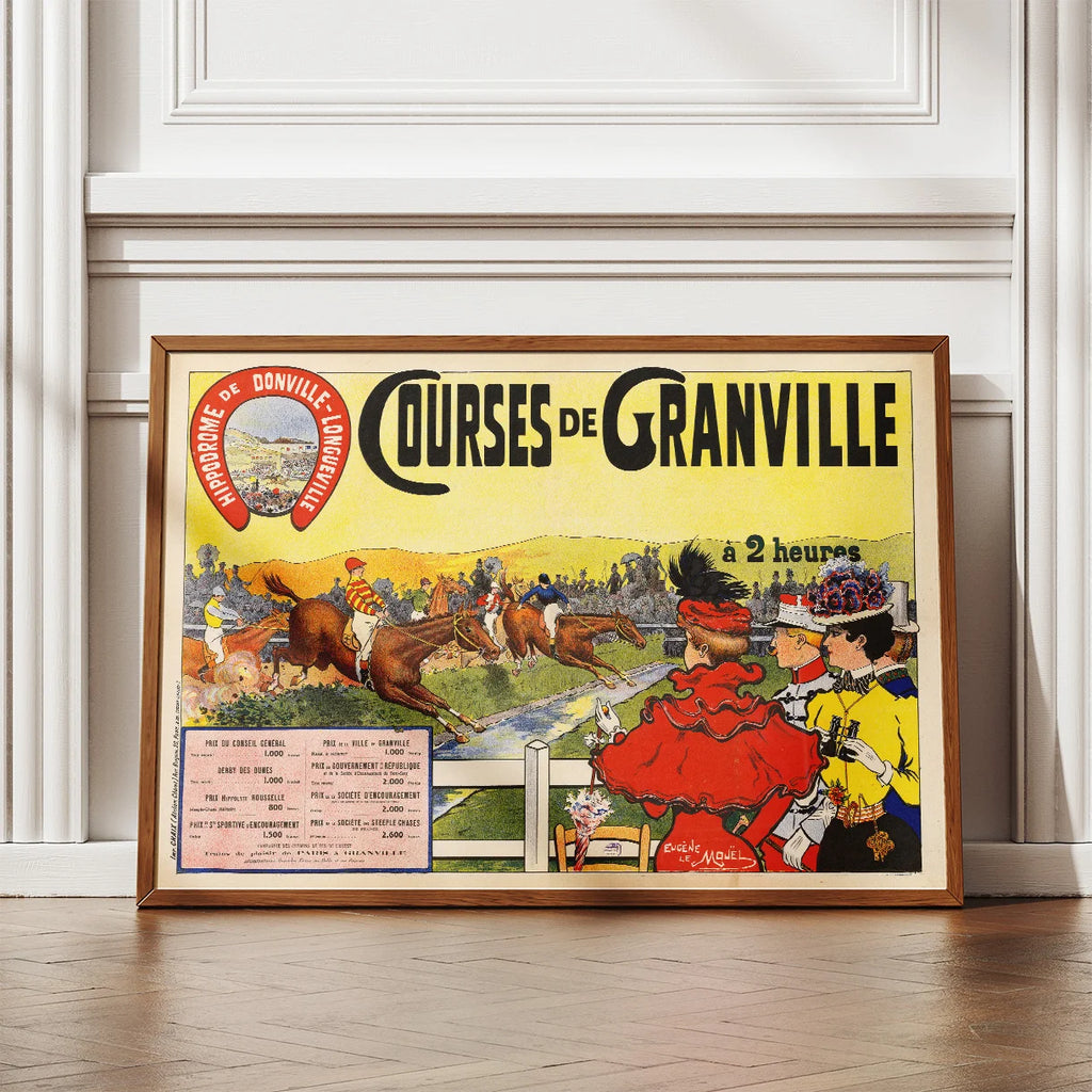 Granville 1899 - Historisk hestevæddeløbsplakat – billede 2