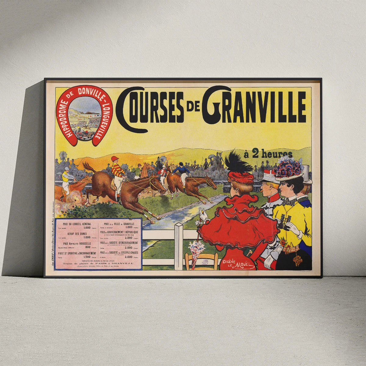 Granville 1899 - Historisk hestevæddeløbsplakat – billede 3