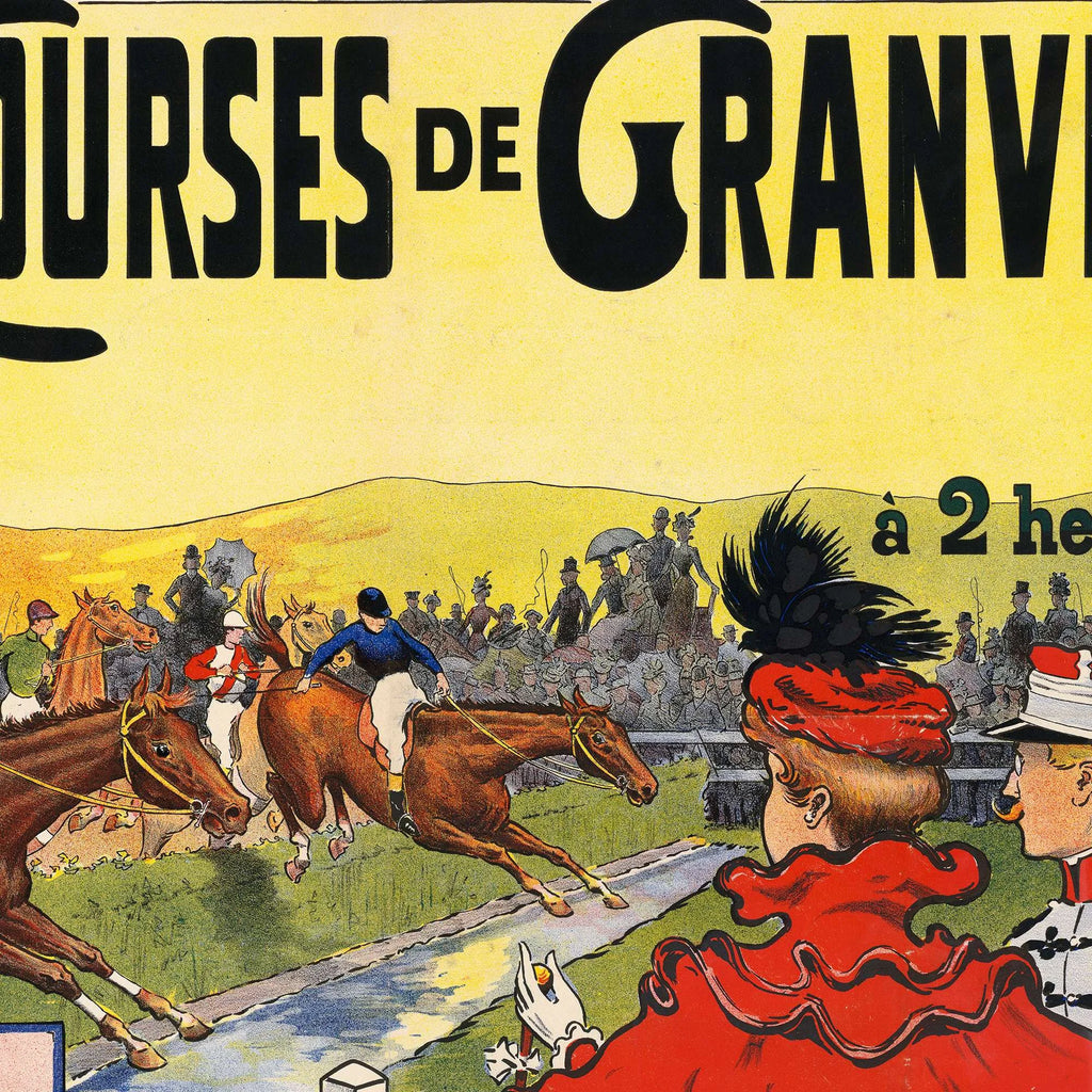 Granville 1899 - Historisk hestevæddeløbsplakat – billede 4