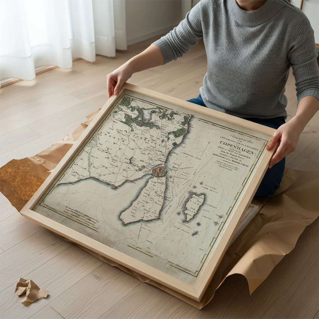København 1807 - Britisk militærkort – billede 2