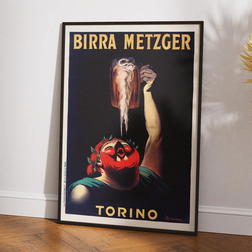 Birra Metzger 1912 - Ølreklame fra Torino – billede 2