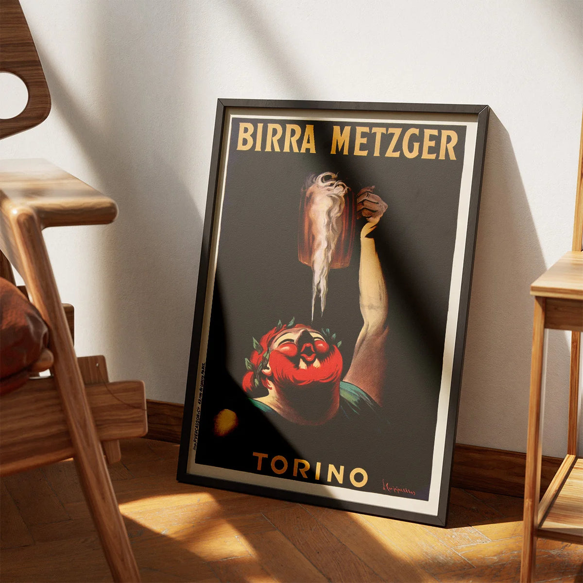 Birra Metzger 1912 - Ølreklame fra Torino – billede 3