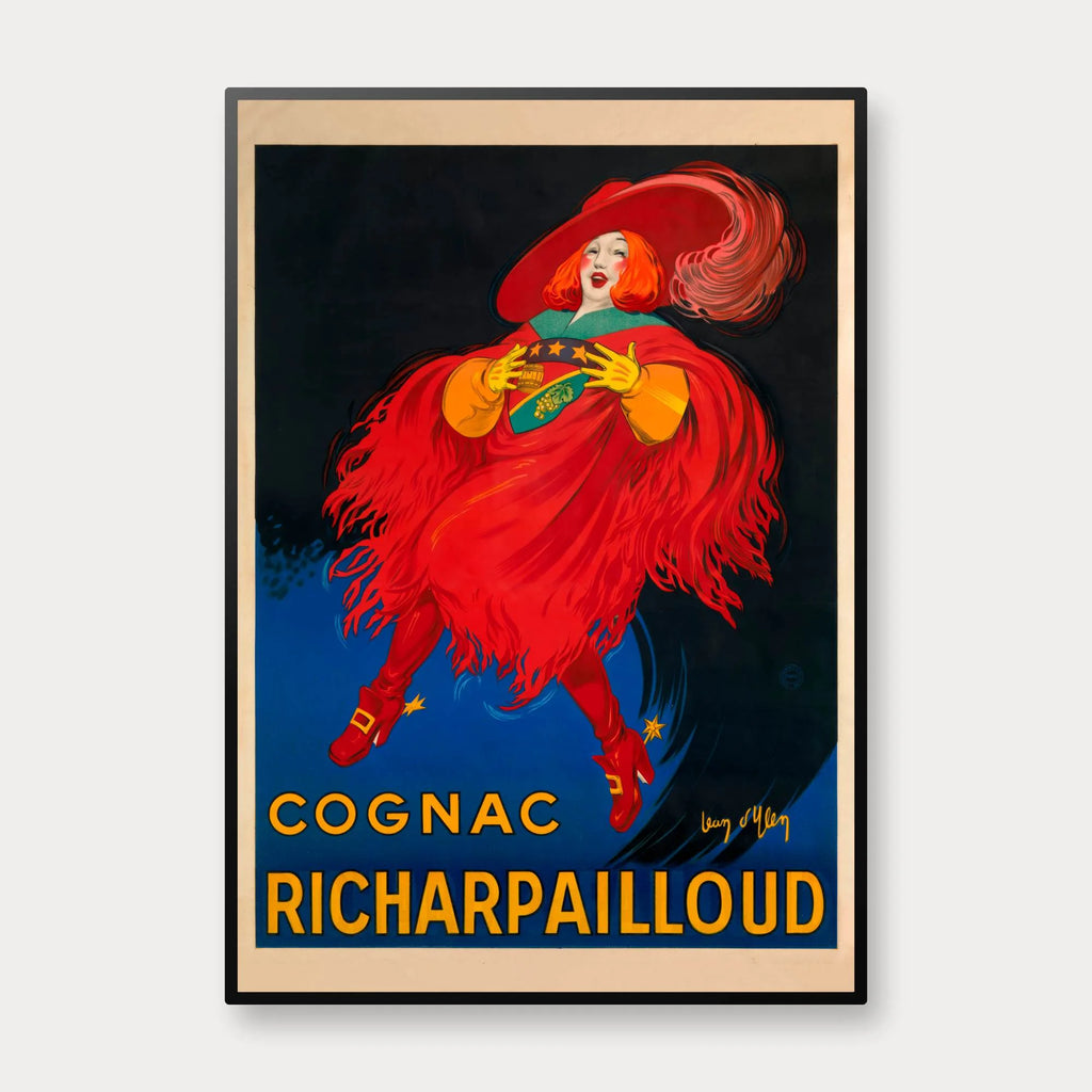 Cognac Richarpailloud 1930 - Historisk reklameplakat – billede 1