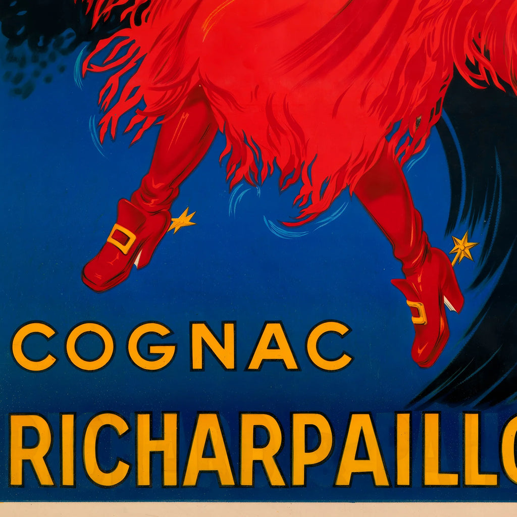 Cognac Richarpailloud 1930 - Historisk reklameplakat – billede 4
